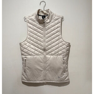 Men's Nike Aerolayer Running Vest Desert Sand Size LG NWOT